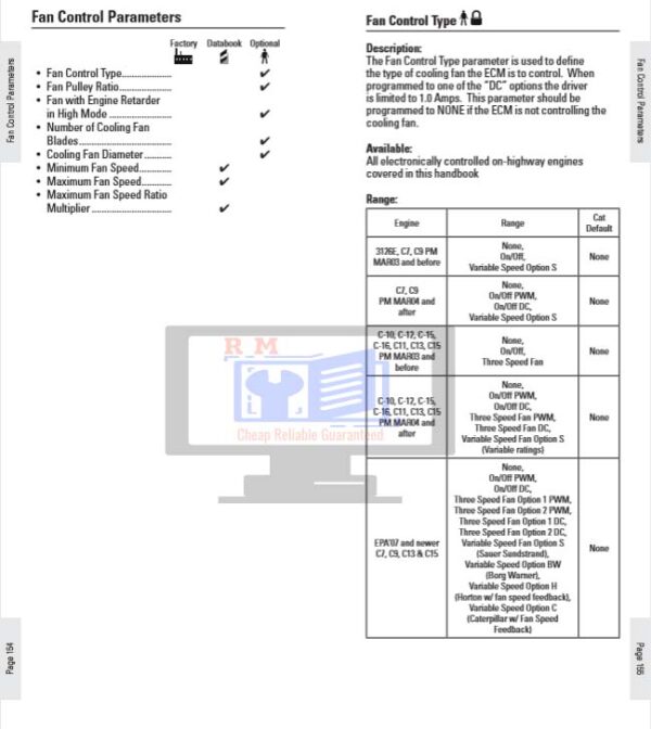 Caterpillar Engine Programming Manual