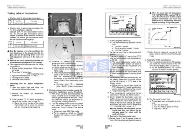 D375A-6 Workshop Manual