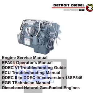 Detroit Diesel series 60 Full Set of Manuals Collection