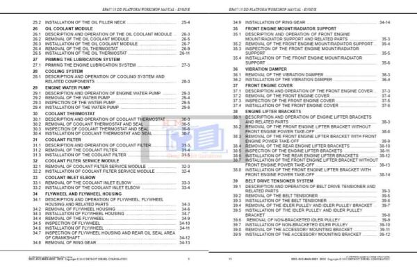 Detroit Diesel dd15 Workshop Manual