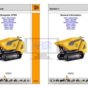 JCB Dumpster HTD5 Service Repair Manual