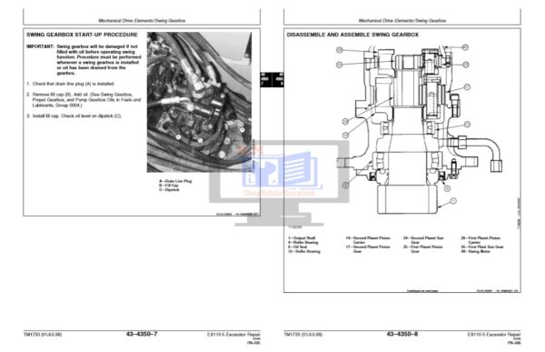 EX110-5 Excavator Repair Manual