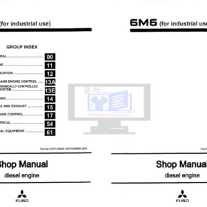 Fuso 6M60 Industrial Engine Workshop Manual