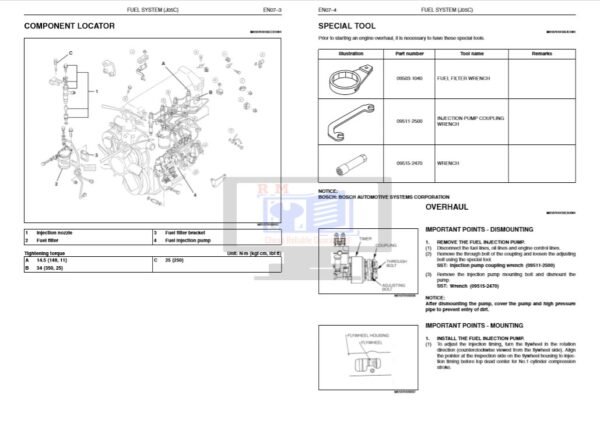 J05C-TI Engine Service Manual