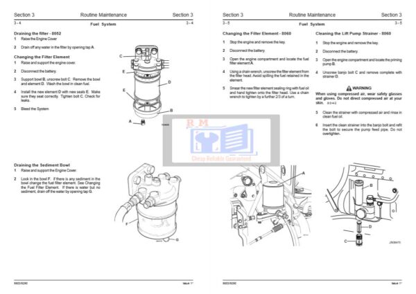 JCB 8052 Service Manual