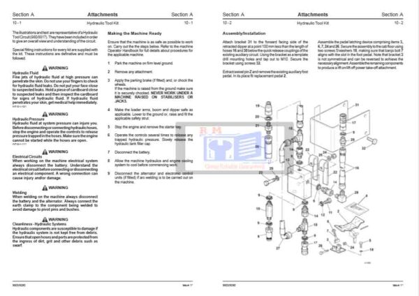 JCB 8060 Excavator Service manual