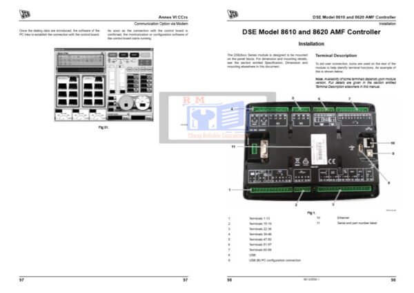 JCB Generator Control Panel Service