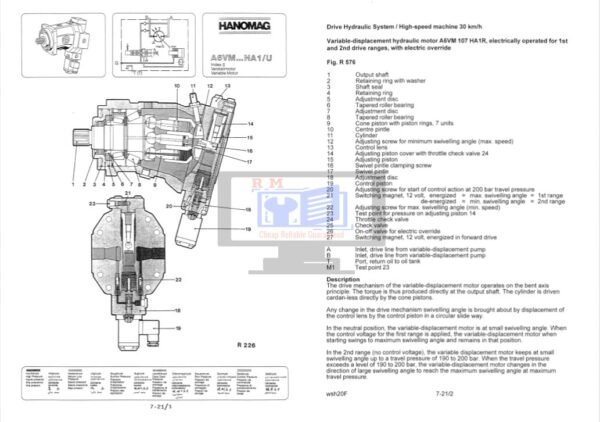 Komatsu 20F shop manual