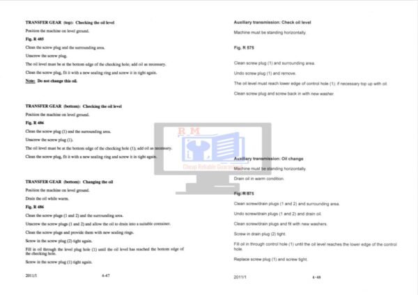 Komatsu 20FS Workshop Manual