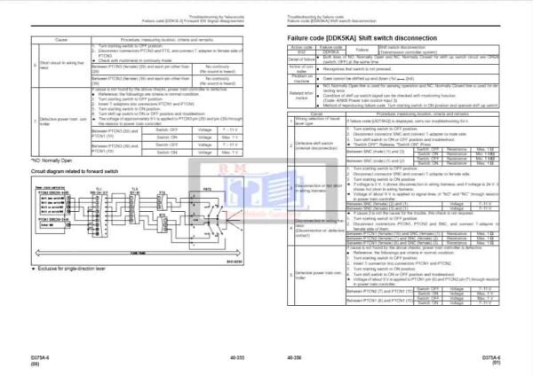 Komatsu D375A-6 Workshop manual