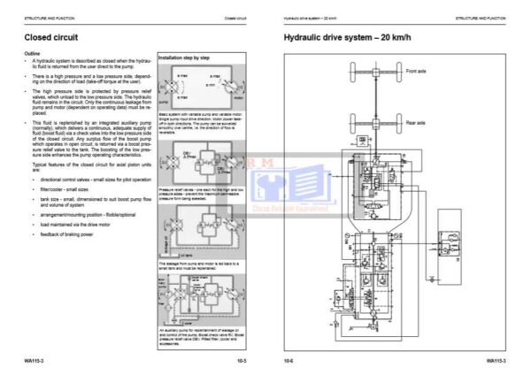 Komatsu WA115-3 Workshop Manual