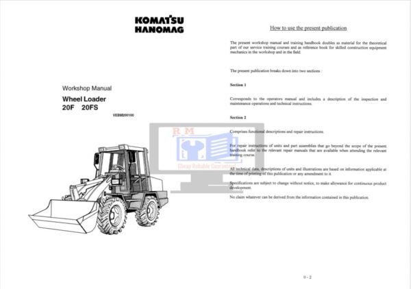 Komatsu Wheel Loader 20FS