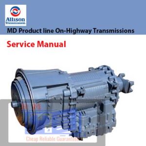 Allison MD Product Line Service Repair Manual