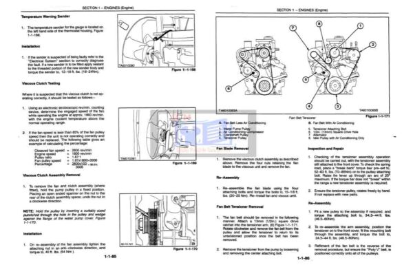 New Holland 8360 Repair Manual