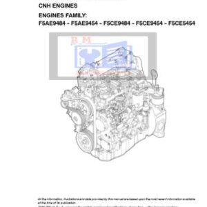 New Holland CNH F5C F5A Engines Workshop Repair Manual