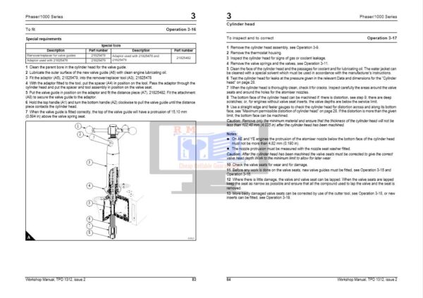 Perkins 1000 Workshop Manual