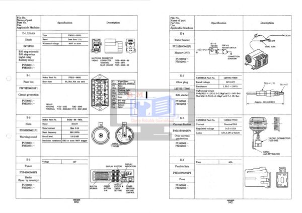 SK15 Mini Excavator Workshop Manual