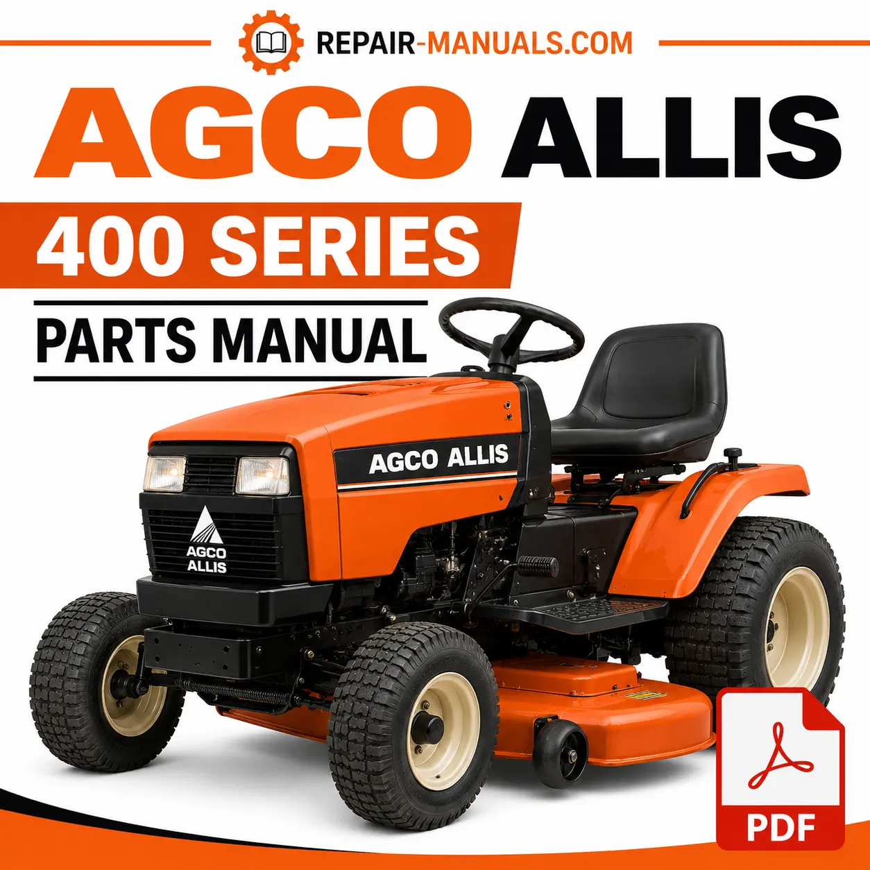 AGCO Allis 400 Series Parts Manual PDF for 409G 412G 412H and AGCO Mower Models