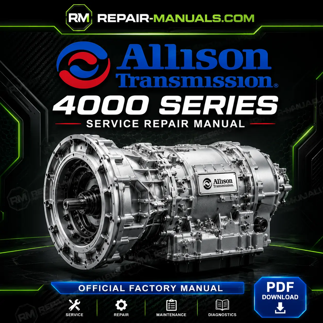 Allison MD Product Line Service Repair Manual PDF SM2148EN1 for 3000MH MD3060 MD3066 MD3560 B300 B400 T200 T300