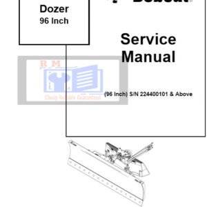 Bobcat 2200S Utility Vehicle Parts Manual