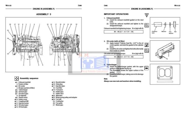 E485 Excavator Repair Manual