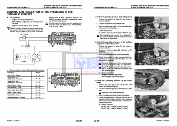 Komatsu PC35R-8 PC45R-8 Excavator Workshop Manual - Image 3