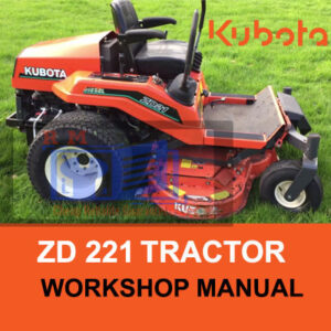 Kubota ZD 221 Tractor Workshop Manual