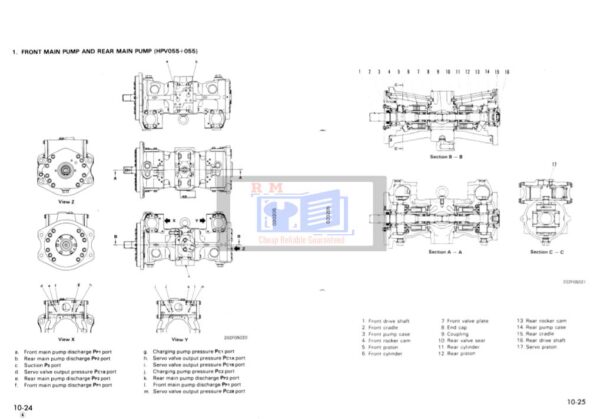 Komatsu PC100-5 PC120-5 Excavator Workshop Manual - Image 5