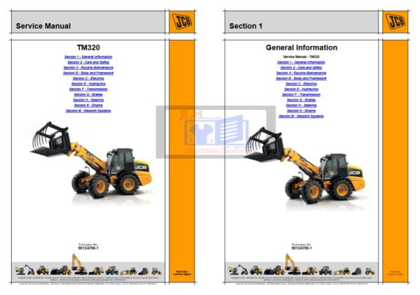 JCB TM320 service manual