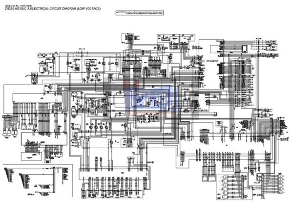 hitachi excavator Digrams