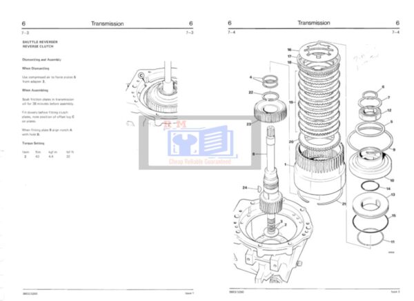 JCB 2CX, 2DX, 210, 212 Backhoe Loader Service Repair Manual - Image 3