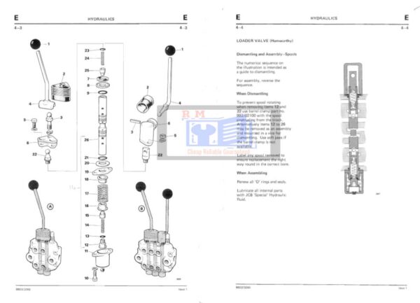 JCB 2D 2DS 3 3C 3CS 3D 700 Backhoe Loader Service Repair Manual - Image 3