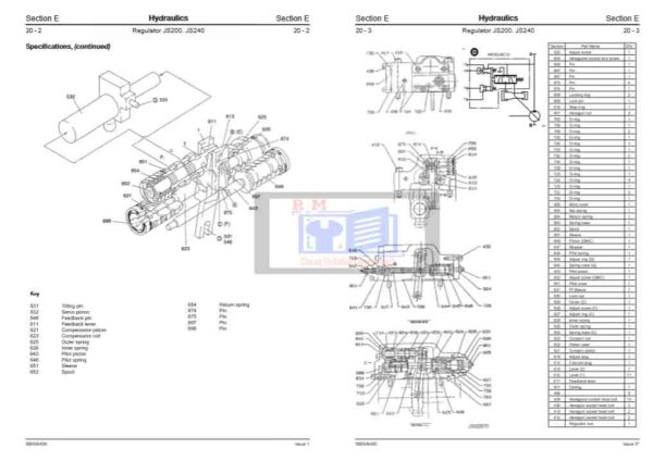 jcb JS220 service manual