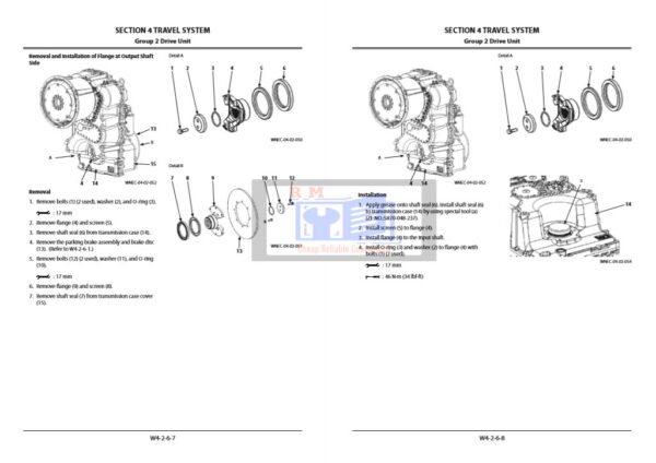 Hitachi ZW250-6 Wheel Loader Workshop Manual and Diagrams - Image 3