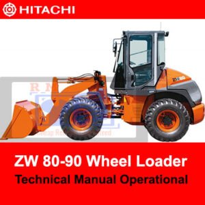 Hitachi ZW 80 and ZW 90 Wheel Loader technical manual, focusing on operational principles and maintenance guidelines