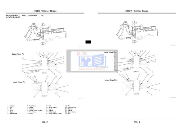 Hitachi ZW 80-90 Wheel Loader Workshop Manual and Diagrams - Image 4