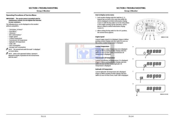 Hitachi ZW 180-5A Wheel Loader Technical Troubleshooting Manual - Image 4