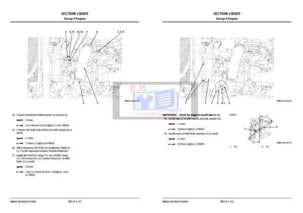 Hitachi ZW180-5A Wheel Loader Workshop Manual and Diagrams - Image 3