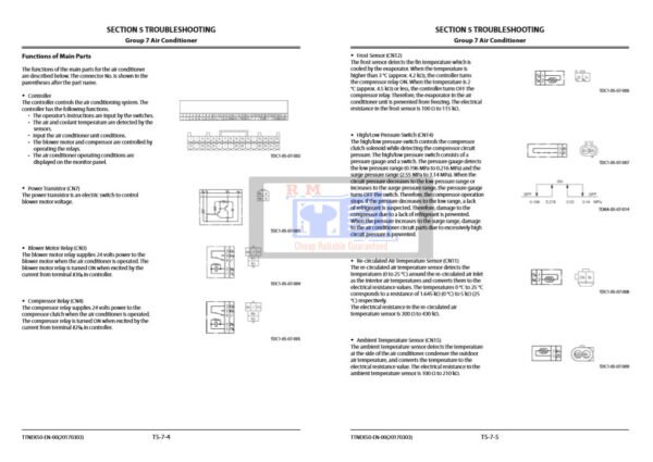 Hitachi ZW220-6 Wheel Loader Technical Manuals - Image 4