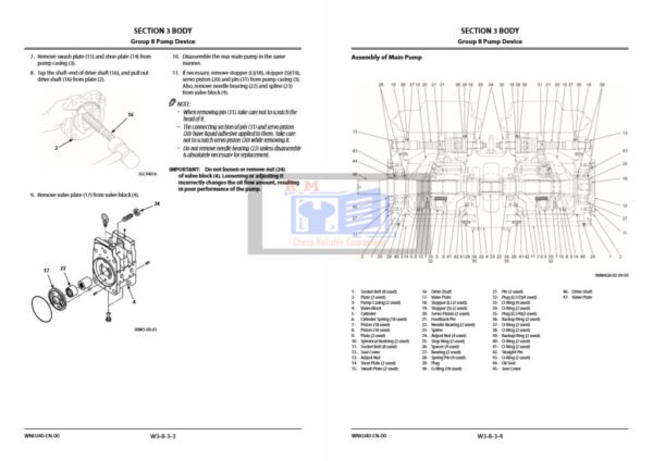 Hitachi ZW370-6 Wheel Loader Workshop Manual and Diagrams - Image 3