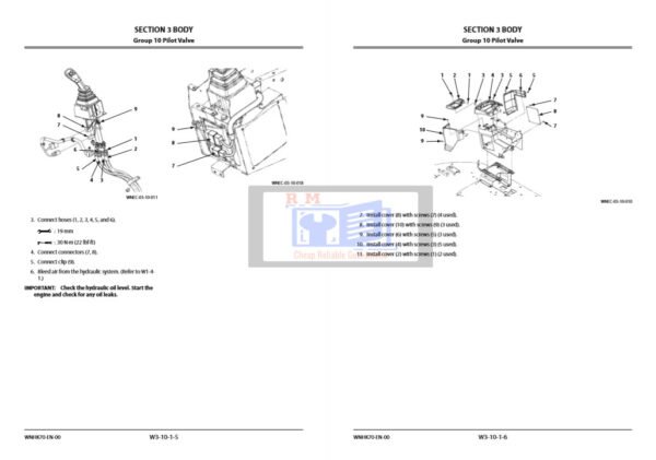 Hitachi ZW550-6 Wheel Loader Workshop Manual and Diagrams - Image 3