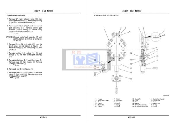 Hitachi ZW 80-90 Wheel Loader Workshop Manual and Diagrams - Image 5