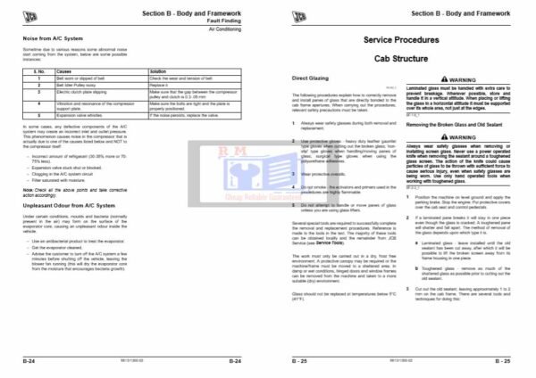 JCB JS120 manual