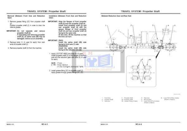 Hitachi ZW 30-40-50 Wheel Loader Workshop Manual - Image 6