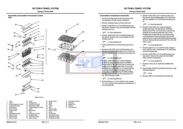 Hitachi ZW180-5B Wheel Loader Workshop Manual and Diagrams - Image 8