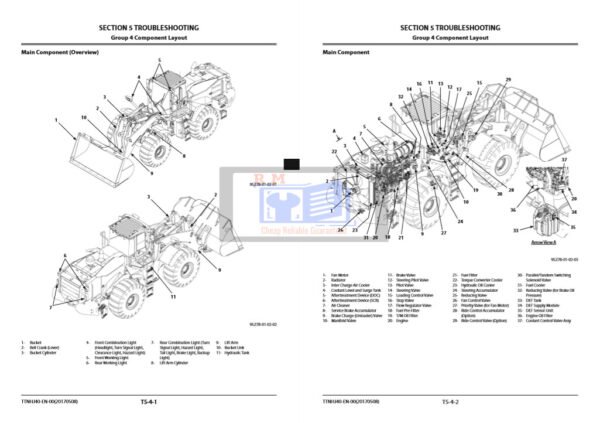 Hitachi ZW370-6 Wheel Loader Technical Manuals - Image 7