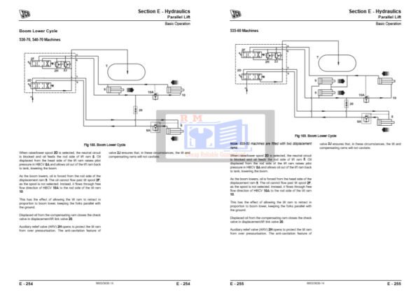 JCB Side Engine Loadalls 530, 532, 533, 535, 537, 540 Service Repair Manual - Image 6