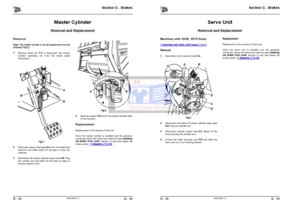 JCB Side Engine Loadalls 530, 532, 533, 535, 537, 540 Service Repair Manual - Image 8