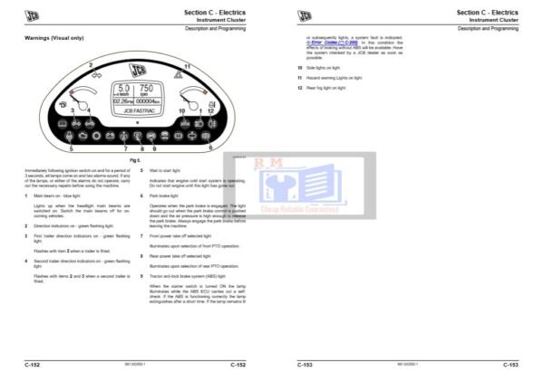 JCB Fastrac 8280 and 8310 Service Repair Manual - Image 3