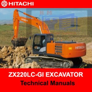 Comprehensive technical manuals for the Hitachi ZX220LC-GI excavator, covering features and usage instructions